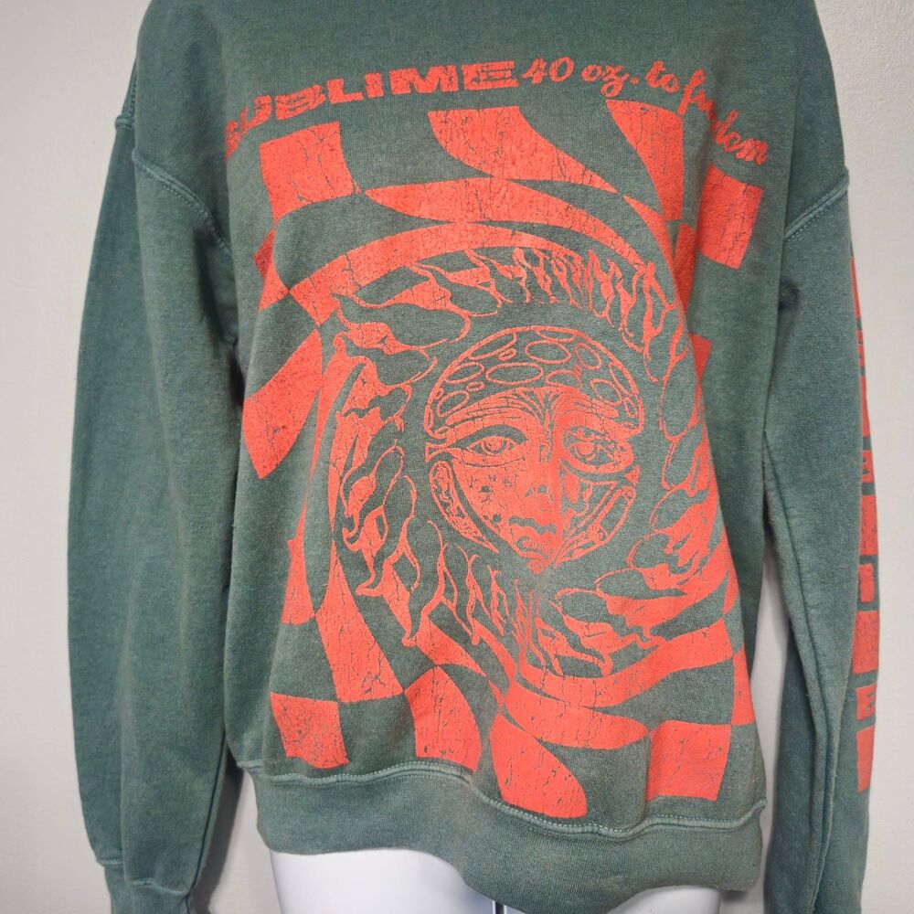 Sublime 40oz To Freedom Tracklist Graphic Fleece Sweatshirt - Size XS